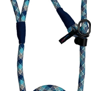 Hem and Boo Blue 150cm Rope Slip Lead at The Lancashire Dog Company