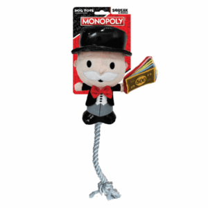 Hasbro Monopoly Mr. Moneybags Plush Dog Toy at The Lancashire Dog Company