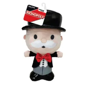 Hasbro Monopoly Mr. Moneybags Plush Dog Toy at The Lancashire Dog Company