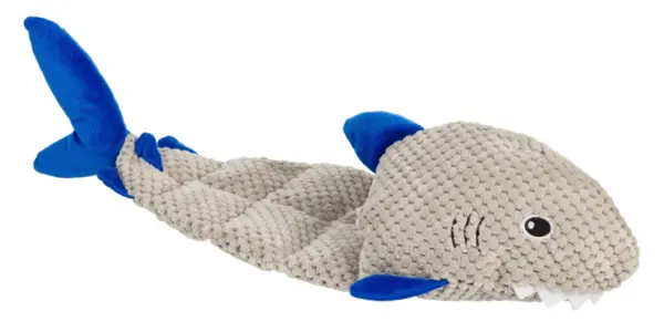 House of Paws Waffle Cord Shark Dog Toy at The Lancashire Dog Company
