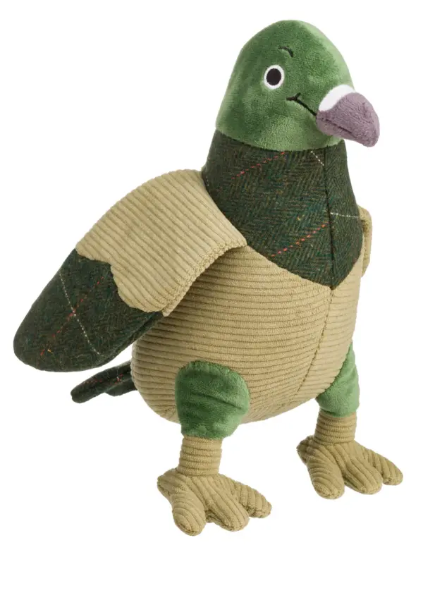House of Paws Tweed Pigeon Dog Toy at The Lancashire Dog Company