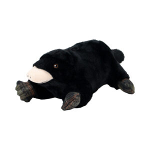 Ancol Montgomery Mole dog toy from the Heritage range, plush with squeaker and recycled stuffing, approx. 37cm