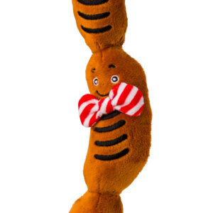 House Of Paws Christmas Sausages Dog Toy – Festive Plush With Squeakers For Dogs