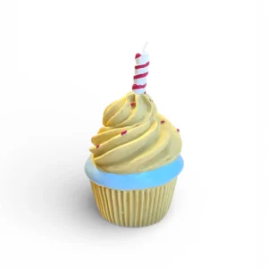 OVO Pals Birthday Cake dog toy made from natural rubber with bright colours