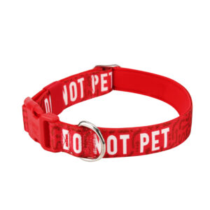 Twiggy Tags Do Not Pet Awareness Dog Collar at The Lancashire Dog Company