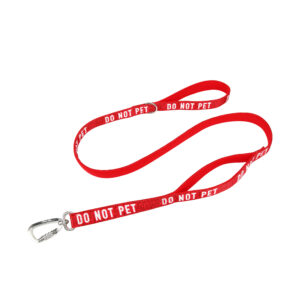 Twiggy Tags Close Control Dog Lead with Do Not Pet message at The Lancashire Dog Company